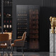 Kamige Cigar Cabinet Mirror Glass Double Door Double Temperature Constant Temperature and Humidity Tobacco and Wine Cabinet Tea Beverage Cabinet Refrigerated Cabinet Air-cooled Frost-free Household Commercial Large Capacity Embedded in Spain 1.9 Meters丨Light Sensing Mirror Dual Temperature Zone丨Tea + Cigar丨Thick Style