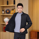 Men's velvet thickened lining cotton coat popular large size cotton coat autumn and winter base layer small cotton jacket warm short jacket military green lining natural velvet 5XL 160-180Jin Jin is equal to 0.5 kg