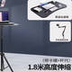 Yong Huan Computer Lift Desk Stand Portable Foldable Standing Office Workbench Standing High Table Outdoor Live Broadcast Table 1.8 Meter Desktop with Slotted Cup Holder + Mobile Phone Cantilever