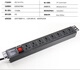 Totem PDU 6-bit 8-bit 10A16A cabinet-specific power supply lightning protection socket power strip can be customized with 8-bit aluminum alloy lightning protection PDU power supply 10A