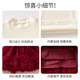 Banxidi girls dress winter new plush baby princess dress suit one-year-old dress autumn and winter children's mesh skirt red 100