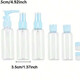 Beauty Tool Set Travel Cosmetic Dispensing Bottle Portable Washing Bag Set Press Spray Bottle Lotion Empty Bottle Travel Dispensing Set-Candy Blue 1 Set 1 Piece