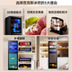 Bacchus ice bar 270-760 liters wine cabinet embedded large capacity living room refrigerator beverage wine constant temperature cabinet constant humidity fresh cabinet tea cabinet office home air-cooled frost-free 270 liters 1.64m high