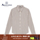 AQUASCUTUM/雅格狮丹秋冬新品女士格纹纯棉长袖衬衫Q4865W0031 卡其色83 M