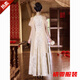 Meianjia Bridal Engagement Dress Women's New Wedding Dressing Robe Toast Dress Halter Dress Niche Small Champagne Color Long S