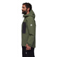 Mammoth MAMMUT Mammoth Men's Stoney Outdoor Ski Casual Commuting Comfortable Lightweight Hard Shell Jacket 40294-Dark Olive Green M