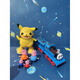 Shantou Lin Village Dancing Pikachu Children Boy Pikachu Xiao Xiao Elf Electric Light Concert Singing Toy Pikachu + Carriage Train Free Four Dolls_-Christmas and New Year Gifts Plus Charger + 3 Charges-Free Cartoon Stickers