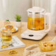 SUNPUNR Subo Health Kettle Tea Maker Stew All-in-One Tea Kettle Kettle All-Glass Hot Water Kettle Small One-person Constant Temperature Electric Kettle Automatic Power Off and Insulation All-in-One Pure White 2L Luxury Model