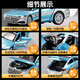 Large six door alloy children's taxi model boy car toy 1 36 alloy taxi blue