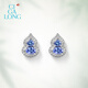 CIGA LONG small gourd cloisonné tanzanite necklace earrings Oriental leisurely new Chinese style jewelry small gourd cloisonné earrings
