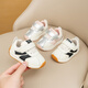 YEEHOO FASHION Ying's baby soft-soled non-slip shoes 12-year-old white shoes boys' sports shoes black 24