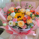 Flowers from the same city, sunflower and rose mixed bouquets for birthday gifts for girlfriends, best friends, and elders. Flowers delivered by flower shops. Sweet sunshine | Sunflowers, carnations, and champagne mixed bouquets.