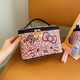 Leopard print kitty cosmetic bag large capacity portable storage bag travel portable toiletry bag cosmetic bag for women leopard print kitty cosmetic bag box bag