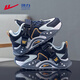 Warrior Boys' Velvet Warm Sports Shoes Winter Children's Casual Shoes Girls' Cotton Shoes WZ-C305L Dark Blue/Light Blue 34
