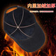 Catman Hat Men's Winter Plush Warm Peaked Cap Men's Outdoor Windproof and Rainproof Fishing Sports Baseball Hat Black