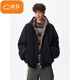 Cotton reversible mountain sculpture warm hooded cotton coat for men in winter new thickened cotton coat, feather padded jacket, down jacket, MX2518 coffee color, high quality M 120-140Jin Jin is equal to 0.5 kg