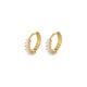 DAVA Outlets 18K gold high-end simple and compact pearl earrings exquisite earrings and buckles for women accessories 70 pearl earrings