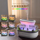 South Sandwich Aromatherapy Machine Automatic Scent Sprayer White Noise Humidifier Desktop Micro Landscape Home Bedroom Silent Colorful Ambience Light Large Fog White Noise Aromatherapy Humidifier Simulated Raindrops + Micro Landscape Silent + Z3 Bottle Essence