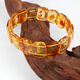 Yuzhi 1 object 1 certificate 1 shot natural amber flower amber hand row square hand brand bracelet female mother best friend gift flower amber hand row unique product G727