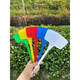 Plastic large ground sign gardening label gardening sign plant indicator sign ground sign mark 27 cm long sign green 100 pieces can be written with pencil