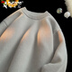 Woodpecker (TUCANO) sweater winter men's velvet thickened casual sweater with woolen clothes inside solid color soft waxy bottoming shirt