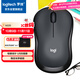Logitech M220 Soft Mouse Wireless Mouse Office Mouse Symmetrical Mouse with Wireless Micro Receiver Gray Black