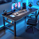 Yaoying computer desk folding table home e-sports desk student study table desk YLZ01 black 100*60cm