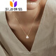 Gravity Couple HUSSAIN Fusion Freshwater Pearl Necklace Women Wear Light Luxurious Clavicle Chain Single Pendant Necklace Color +9.5-10mm Freshwater Pearls