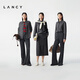 Langzi/LANCY Song Jia's same style 2025 winter new simple wool shirt women's high-end commuter top dark gray 2 M