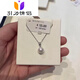 Gravity Couple Purchasing Gold Pendant Single Seawater Pearl Necklace Clavicle Chain 40cm 8.25mm Gold Q2