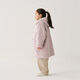 MUJI Children's Washable Fleece Horn Button Jacket Children's Boys and Girls Polar Fleece Coat 25 Winter CB31CC5A Pink 130/64A