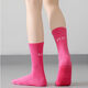 Yoga socks mid-calf floor socks silicone indoor fitness Pilates women's sports socks 1 pair gray