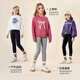 Disney children's leggings girls autumn and winter outer trousers Judy girls trousers winter velvet thickened navy 130