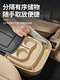 Shanzhu (shanzhu) is suitable for 25 Buick GL8 Lu Shang PHEV on-road business class armrest box silicone storage box modification accessories 15-25 models multiple storage pockets and double cup holders silicone storage box original car black 2 Buick GL8/2025-2025 Lu Shang/Business Class