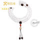 Menghu Yuan Pure Body White Crystal Bracelet 108 Buddha Beads Birthday Amulet Crystal Bracelet for Women Gift 108 Buddha Beads