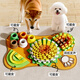 HELLOJOY dog toy sniffing mat enriches educational hidden food leakage pet puppy intellectual toy self-pleasure relief hidden food mat