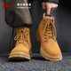 
Warrior official Martin boots men autumn outdoor couple British style boots men W-1327 camel 42