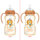 Dr. Brown's direct drinking bottle 1-2 years old PPSU gravity ball straw baby milk cup 330ml large capacity