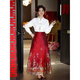 Hengyuanxiang Red Coat Toast Wear New Chinese Style Top Autumn and Winter Small Bride Wedding Double-sided Wool Coat Engagement Top L Large Size