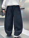 Xiaohongshu's hot style boys' autumn and winter pants with velvet and thickening 2025 new big children's all-in-one velvet winter casual clothes for children, dark blue and black with velvet, cm 120