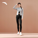 ANTA Comprehensive Training Series丨Fleece Shark Pants Women's Autumn and Winter Warm Shaping Tights Yoga Fitness Bottoming Long Pants