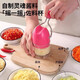 MBVM German manual garlic puller multi-functional chopper cooking machine household mini seasoning garlic pounding garlic minced garlic minced garlic round rose red garlic minced minced artifact hand shake without splashing