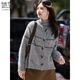 She Enjoys Fair Isle Knitted Cardigan Women's Embroidered Jacquard Soft Wax Sweater Jacket Horn Button Knitted Top Women T54Z114