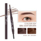 Se Nana's dazzling color and delicate double-headed eyebrow pencil, natural color, waterproof, sweat-proof and non-fading cosmetics, natural black