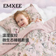 Manxi (EMXEE) baby quilt autumn and winter baby silk constant temperature quilt kindergarten children quilt + quilt core unicorn 120*150cm