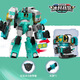 Mini Agent Force Troop Power Toy Ice Trooper 2 Forms Max Troop Transformed Mecha Equipped with Weapons Boy Gift