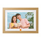 KODAK 1018W digitaler Fotorahmen 10,1 Zoll hochauflösendes elektronisches Fotoalbum Hochzeitsgeschenk Fotovideo automatischer Loop-Player Holzfarbe
