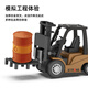 Bandy cute alloy mini remote control forklift toy boy small electric engineering vehicle car model children's birthday remote control car simulation model 3-6 years old 6-10-14 years old