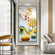 Pintura decorativa del porche de Mohu Pintura vertical de porche simple Puerta opuesta Mural Corredor Nordic Corredor Inicio Home y Fugui 12149 Porcelana de cristal de alto transparente-Marco negro 90*180 Customizado Customizado