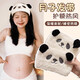 BIBK hairband for face wash, hairband, confinement hat, plush hairband for women, postpartum makeup, face wash, non-slip wide-brimmed hood, wide-brimmed panda confinement headband